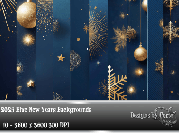 2025 Blue New Years Backgrounds: A Designer's Fresh Start