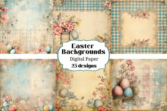 23 Colorful Easter Backgrounds: Elevate Your Spring Crafts