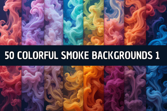 50 Colorful Smoke Backgrounds 1: A Designer's Guide to Dynamic Visuals