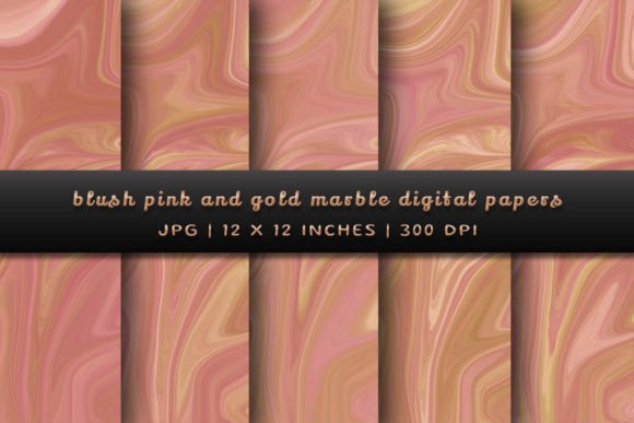 Blush Pink and Gold Marble Backgrounds: A Designer's Guide