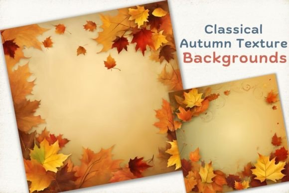 Classical Autumn Backgrounds: Timeless Design Assets