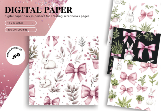 Easter Day Backgrounds Bunny Pattern: Beyond the Holiday Card