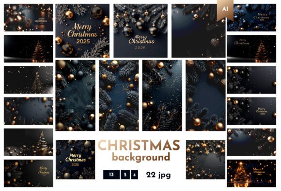 Elevate Your Holiday Aesthetic with Black Christmas Backgrounds