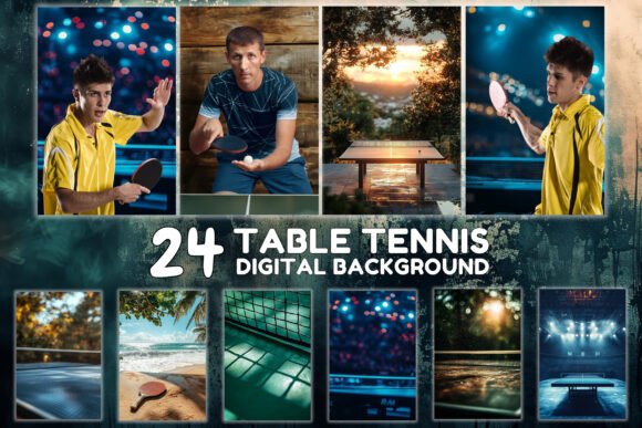 Elevate Your Visuals: Table Tennis Backdrops for Dynamic Design