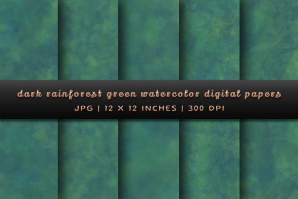 Elevate Your Work with Dark Rainforest Green Backgrounds