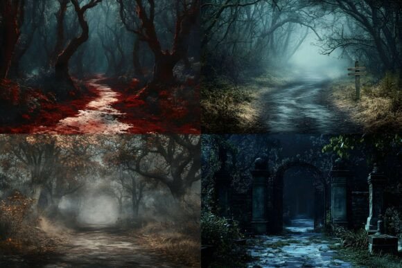 Haunted Forest Photo Backgrounds: A Supernatural Toolkit