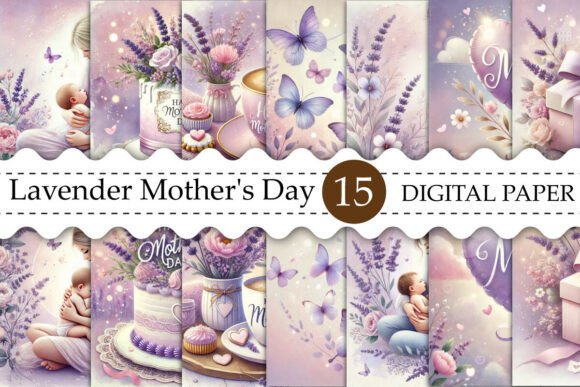 Lavender Mother's Day Backgrounds: Elevate Your Designs with Floral Charm