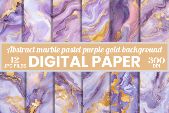 Marble Pastel Purple Gold Backgrounds: Your 2025 Design Asset