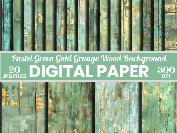 Pastel Green Gold Wooden Backgrounds: A Designer's Guide