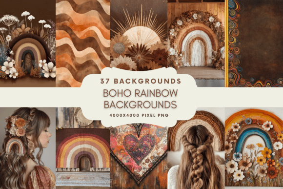 Unlocking Creative Potential with Boho Rainbow Backgrounds