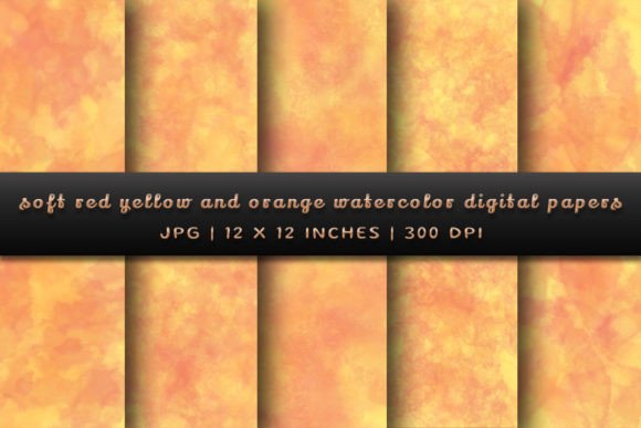 Warm Hues, Creative Flow: Soft Red Yellow and Orange Backgrounds